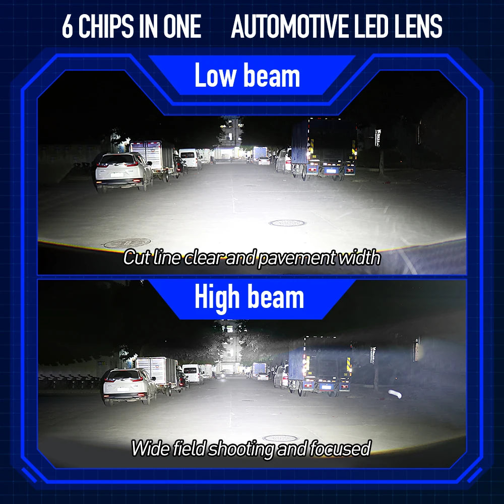 Wholesale Price LPW1 1.8 & 2inch  Mini Size 12V 60W Universal Bi Led Projector H1 H4 H7 9005 9006