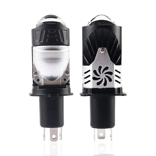 New Arrival 12v 90w Mini Matrix Led Motorbike Light H4 P21 Plug & Play H4 Led Headlight Bulb for Motorcycle Car Led Projector
