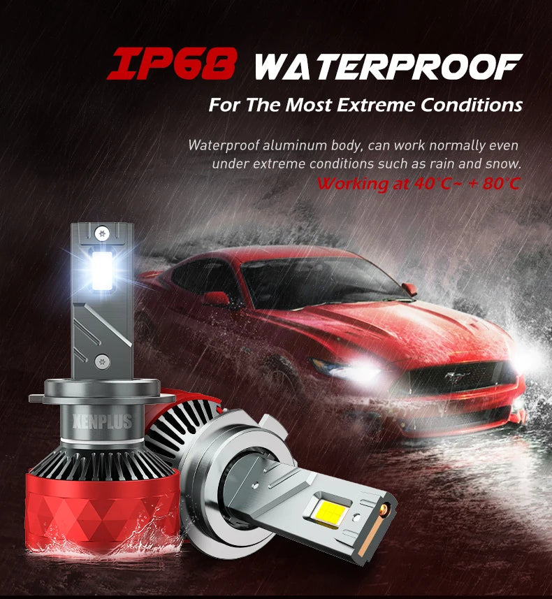XENPLUS U17 130W 20000LM 6500K H1 H3 H4 H7 H11 H13 9005 9006 9012 9004 9007 Auto Lighting Systems H7 Car Light  BUlb