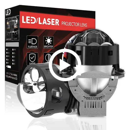Xenplus Auto Lighting System High Low Beam 3 Inch Led Laser Projector Lens LP43 170w 6000k Three Direct Sunlight Led Lens