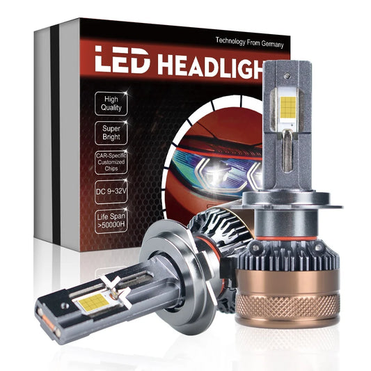 New Design High Power F100 PLUS 200w 50000lm Car H4 Led Headlight H7 Headlight H11 Car Led Headlight Bulb Auto Lighting Systems