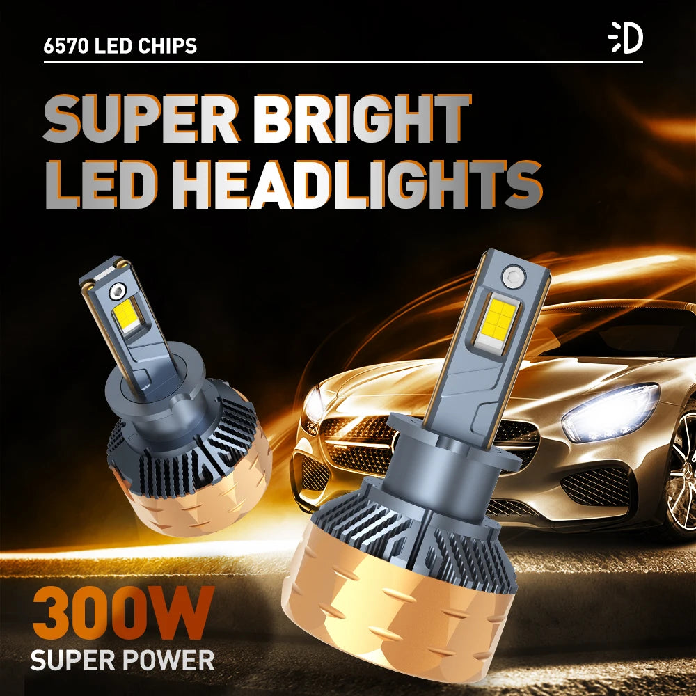 Xenplus High Quality F150 300W 50000LM 6500K Auto Lighting System IP68 H1 H4 H7 H11 9005 9006 H3 High Power Car Led Headlights
