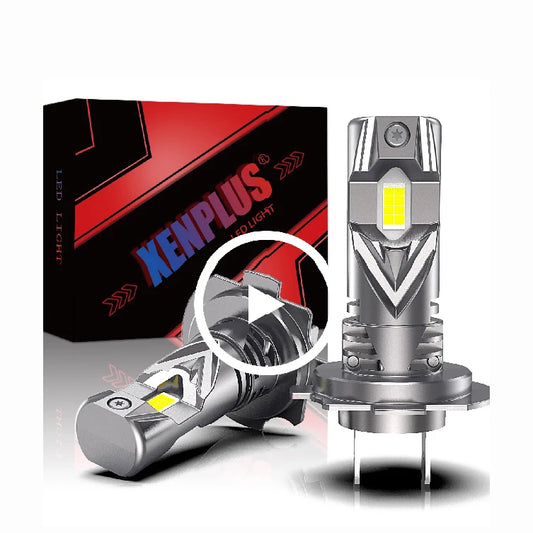 Super Bright W9S H7 7535 CSP Chip 12V 30W 5400LM 6500k Car Led H7 Headlight Bulbs