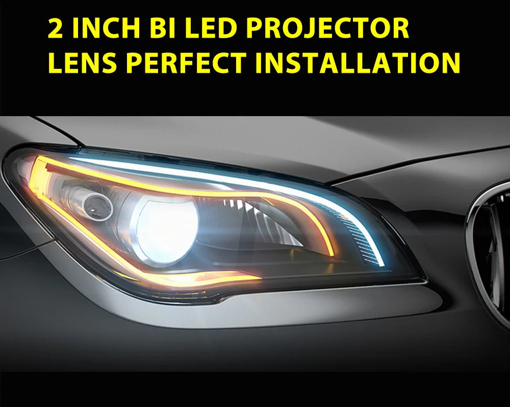 Wholesale Price LPW1 1.8 & 2inch  Mini Size 12V 60W Universal Bi Led Projector H1 H4 H7 9005 9006