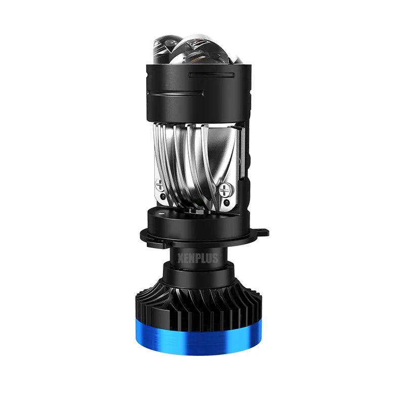 XENPLUS P15 160W 30000LM 6500K H4 Mini Bi LED Projector Lens High Low Beam 4 Groups Chips for Motorcycle Car Accessories