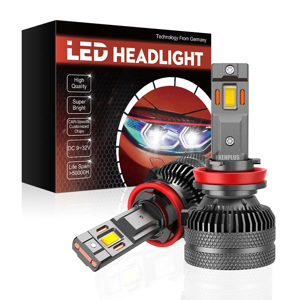 Xenplus High Power U20 120w 3570 Chip Ip67 Waterproof Super Bright 360 Degree Adjustable Beam Pattern H4 Led Headlight