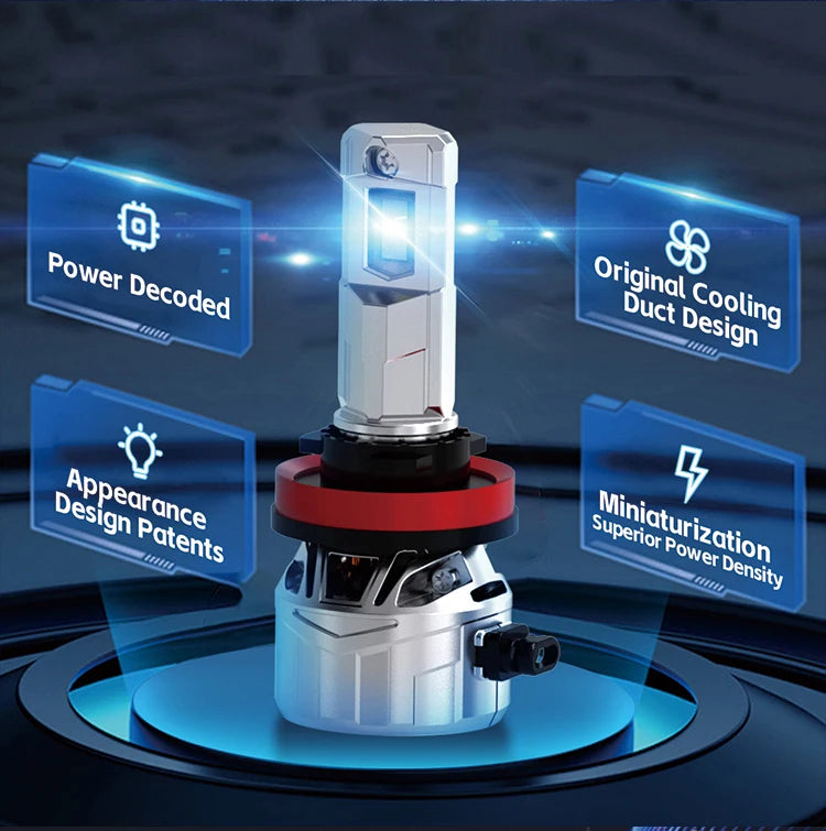 Xenplus Super Bright Led Headlight 110w 6500K H4 H7 H9 H11 9005 9006 Custom Vehicle Car Led Headlight Auto Led Headlamp