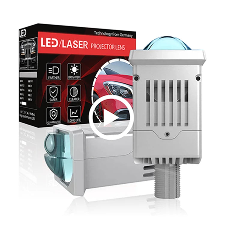 Low Price LP15 1.8 Inch 12V 20000LM 6500K LED 110W High Beam/LOW Beam 70W Car Headlight 10W Laser Projector Lens