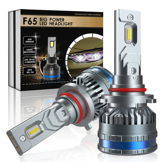 Xenplus Hot Sale F65 H4  12V 130 W 40000LM 6000K  3570 Chip 6000K High Low Beam  Auto Lighting System