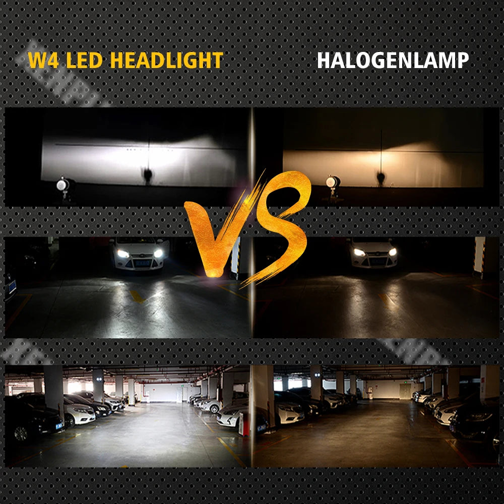 Xenplus 880 Led Fog Light Bulb H1 H7 H8 HB4 H13 Led Headlight 6000K Waterproof 50W 360-degree Led Car Headlight