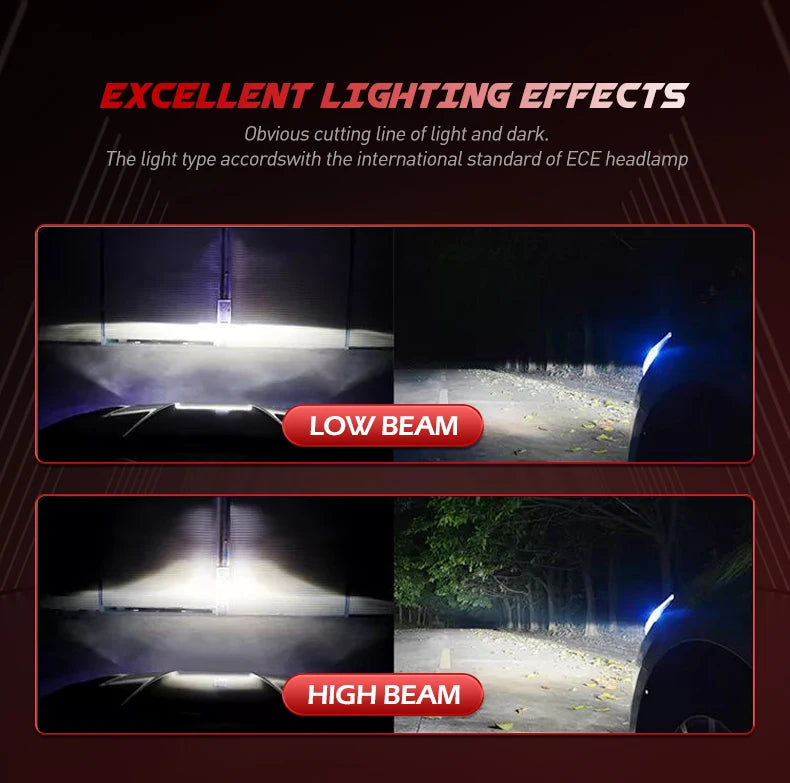 Xenplus High Power U20 120w 3570 Chip Ip67 Waterproof Super Bright 360 Degree Adjustable Beam Pattern H4 Led Headlight