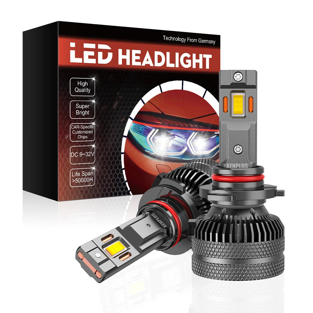 Xenplus High Power U20 120w 3570 Chip Ip67 Waterproof Super Bright 360 Degree Adjustable Beam Pattern H4 Led Headlight