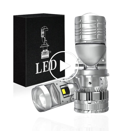 Xenplus Super Bright P18 12v Canbus H4 150w 6500k 45000Lm Cooling System 9+6 Chips Led Motorcycle Car Mini Len Headlight