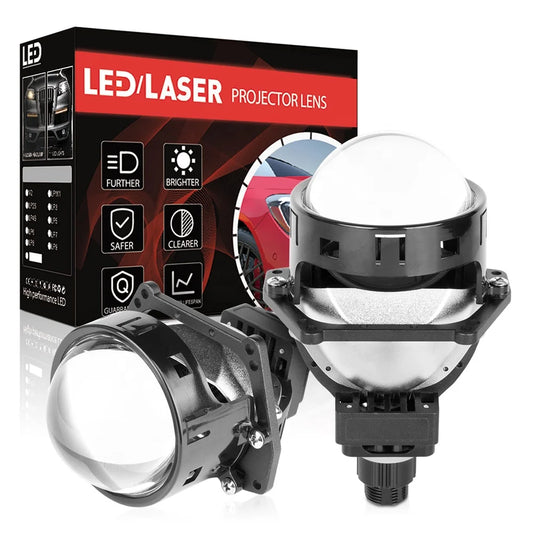 XENPLUS LP30 3-Inch 150W 50000LM Bi LED Projector Lens Non-Destructive for RHD/LHD Hot Sale 12V Car Accessory for All Cars