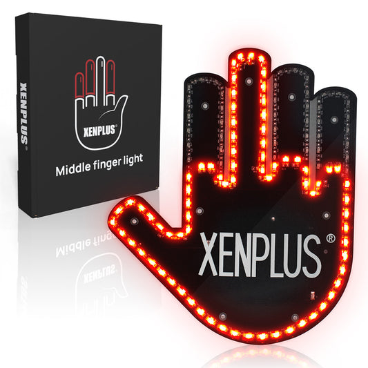 2022 XENPLUS Hot Sell Finger Light Red Color Car Window Light Middle Finger Car Light