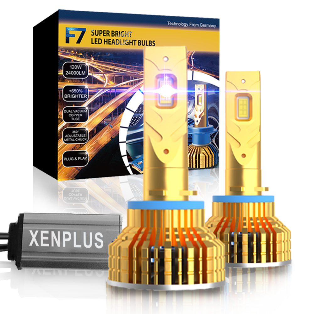 XENPLUS LED Headlight F Series F7 Hot Sell 120W 24000LM 12V 24V Car Fog Light