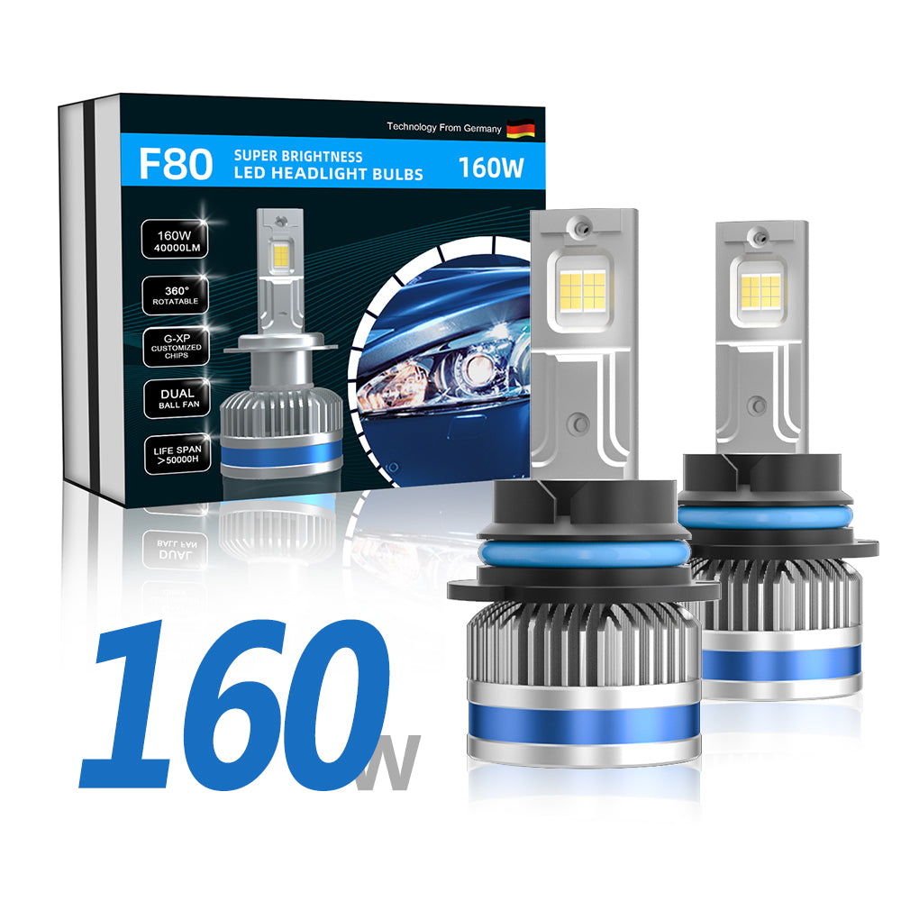 XENPLUS LED Headlight F Series F80 High Power 160W 40000LM Led Car Bulbs