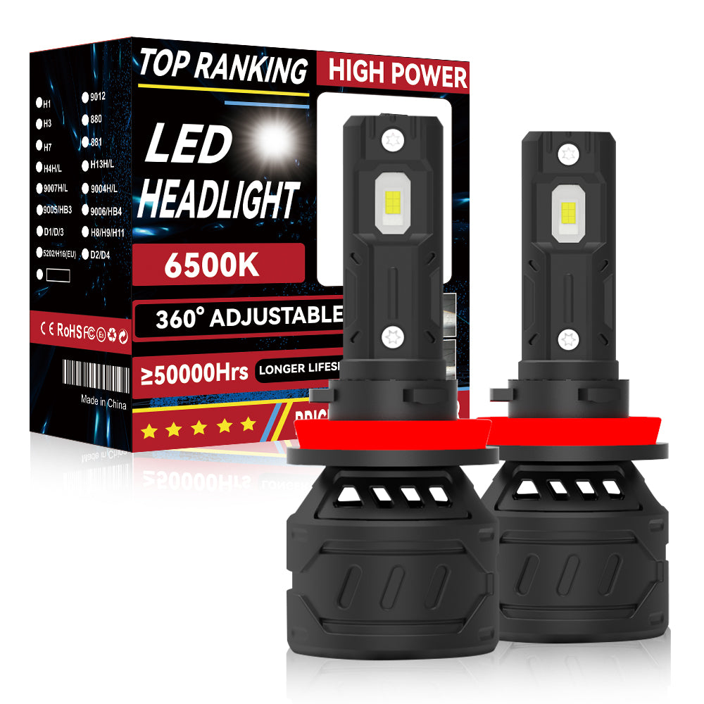 Xenplus Led headlight E5S 60W 1600Lm  6500K White Color Led Auto Headlight