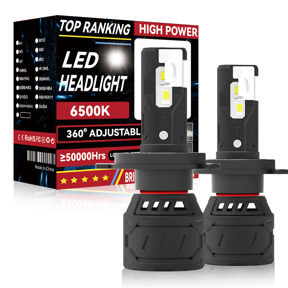 Xenplus Led headlight E5S 60W 1600Lm  6500K White Color Led Auto Headlight