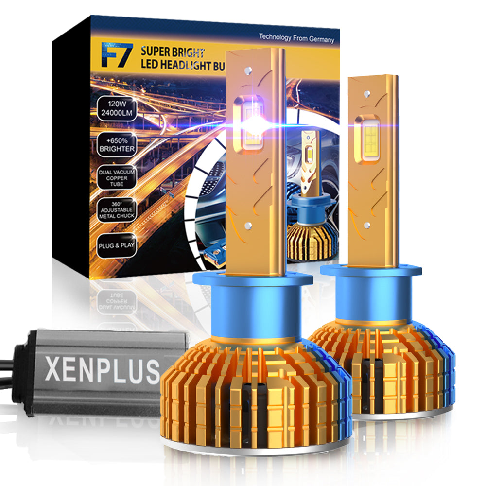 XENPLUS LED Headlight F Series F7 Hot Sell 120W 24000LM 12V 24V Car Fog Light