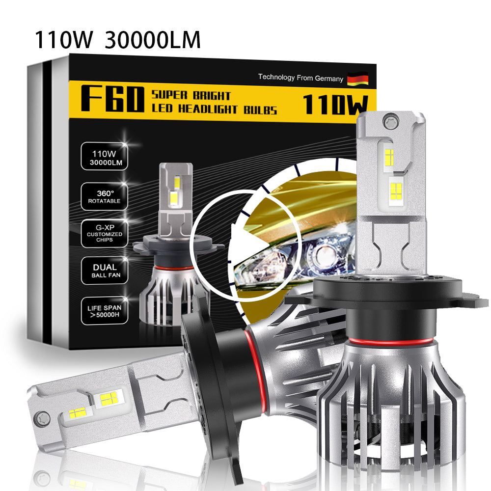 Xenplus LED Headlight F Series F60 Cheapest Price Car 110W  6500K 110W 30000LM Auto Fog Light Led Lamp