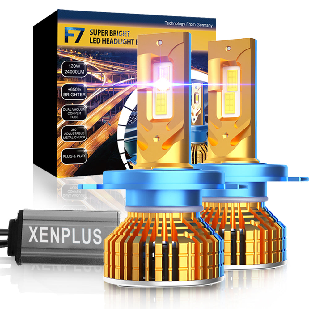XENPLUS LED Headlight F Series F7 Hot Sell 120W 24000LM 12V 24V Car Fog Light