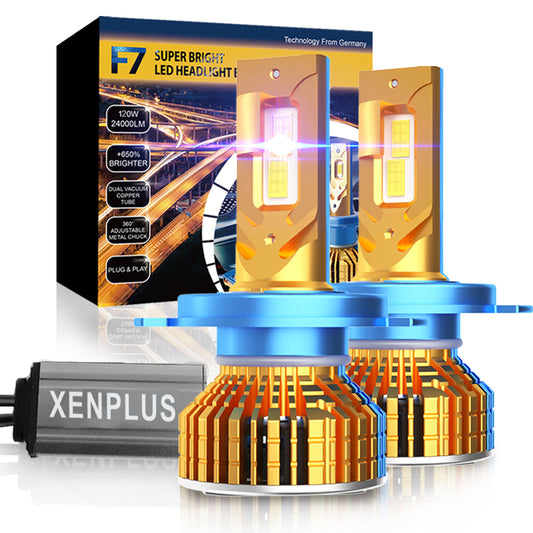 XENPLUS LED Headlight F Series F7 Hot Sell 120W 24000LM 12V 24V Car Fog Light