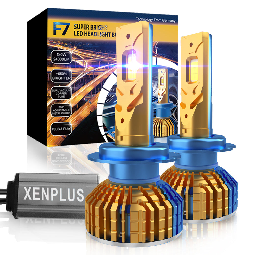 XENPLUS LED Headlight F Series F7 Hot Sell 120W 24000LM 12V 24V Car Fog Light