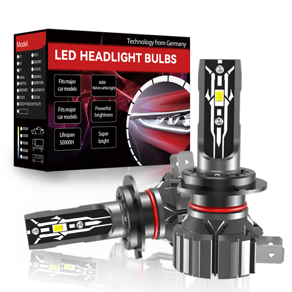 Xenplus LED HEADLIGHT W SERIES W4 50W 8000LM 6000K GC-5530 CHIPS Plug and Play motorcycle bulb
