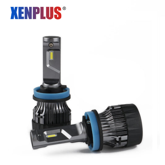 Xenplus 2pcs Car light Mini Led H1 H3 H7 H4 H11 9005 9006 H13 5000LM 50W 12V  Super bright headlight 6500k Automobiles fog lamp