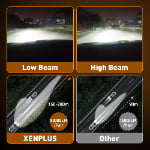 Xenplus New Arrival Factory Wholesale F150 12V 300W 50000LM 6500K IP68 H1 H3 H4 H11 H13 9005 HB3 9006 HB4 Car Led Headlight Bulb