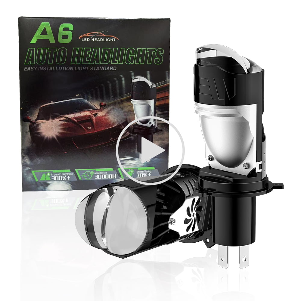 Xenplus New Upgraded Headlamp Retrofit 90w Matrix Mini H4 Led Auto Headlight Bulb P21 Lhd/Rhd Motorbike Light H4 Led Headlight With Lens