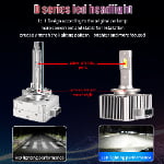 Xenplus Newest DA1 D4S D4R Upgrade 600% Bright 35W Led Headlights Conversion Kit Plug and Play to Original HID Ballast