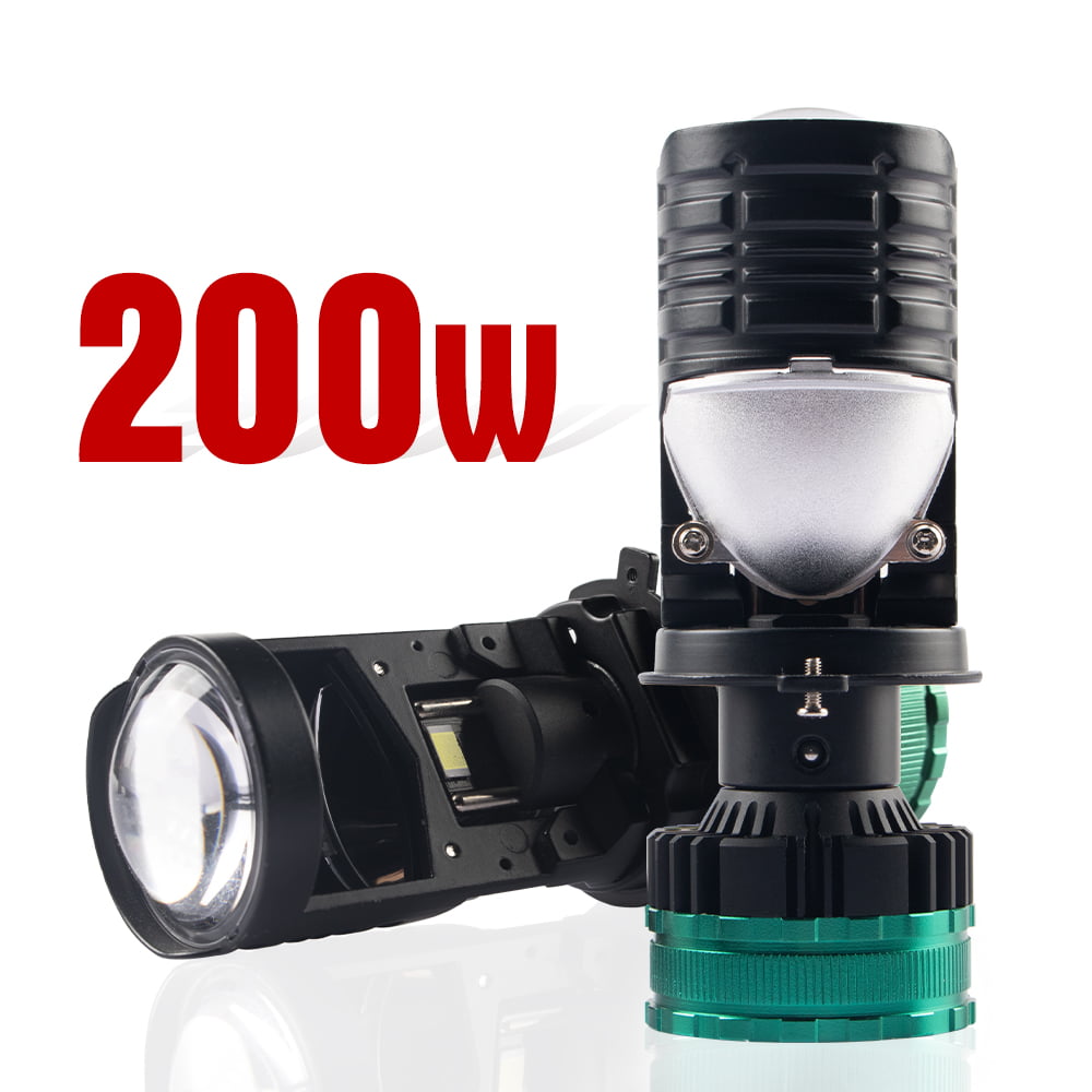 Xenplus P22 6000K High Brightness LED Headlight H4 IP68 Waterproof 45000LM 200W Universal Fit for Cars & Motorcycles 1 Year