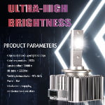Xenplus Newest DA1 D4S D4R Upgrade 600% Bright 35W Led Headlights Conversion Kit Plug and Play to Original HID Ballast
