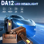 Xenplus DA12 High Power 60W 20000LM 6500K D4s Canbus Lamp D Series Headlights D1S D2S D3S D4R D8S Led Headlight Bulb
