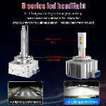 Xenplus DA5 12V 70W 18000LM 6500K D1S D2S D2H D3S D4S D5S Customized 15 CHIPS Canbus Car Led Headlight Bulb