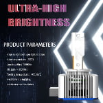 Xenplus DA5 12V 70W 18000LM 6500K D1S D2S D2H D3S D4S D5S Customized 15 CHIPS Canbus Car Led Headlight Bulb