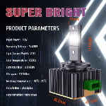 Xenplus 70W DA6 Plug and Play 6000K Hid Xenon Replacement for Car Led Bulb D1S D2S D3S D4S D5S Led Headlight Bulbs