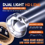 Xenplus P11 110W 170W 24000Lm 6500K White Laser Matrix H4 Projector Lens for BMW Audi Honda Vehicles 12V LED Front Bulb