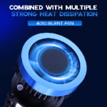 XENPLUS P15 160W 30000LM 6500K H4 Mini Bi LED Projector Lens High Low Beam 4 Groups Chips for Motorcycle Car Accessories