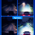 Xenplus P19 Super Bright Mini Canbus H4 Led Car Headlight Bulbs 70W 6000k Lens Auto Lamp H4 High Low Beam for Cars Motorcycle