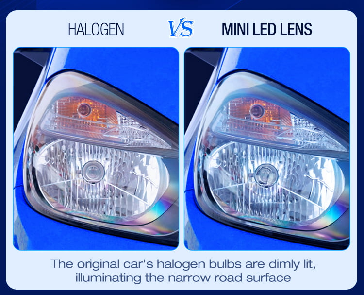 Xenplus H4 Mini Lens Projector Car 130w Focos Led H4 Led Lights for Motorcycle Focos Led Auto Lamp P20 Faro Led Super Bright