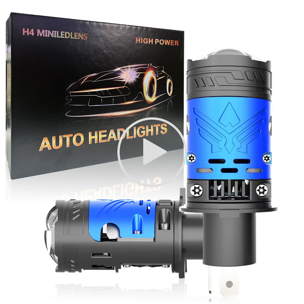 Xenplus P24A High Low Beam H4 Car Light Led Bulbs High Power 130W 6000K 50000LM Super Bright Projector Lens Led Headlights H4