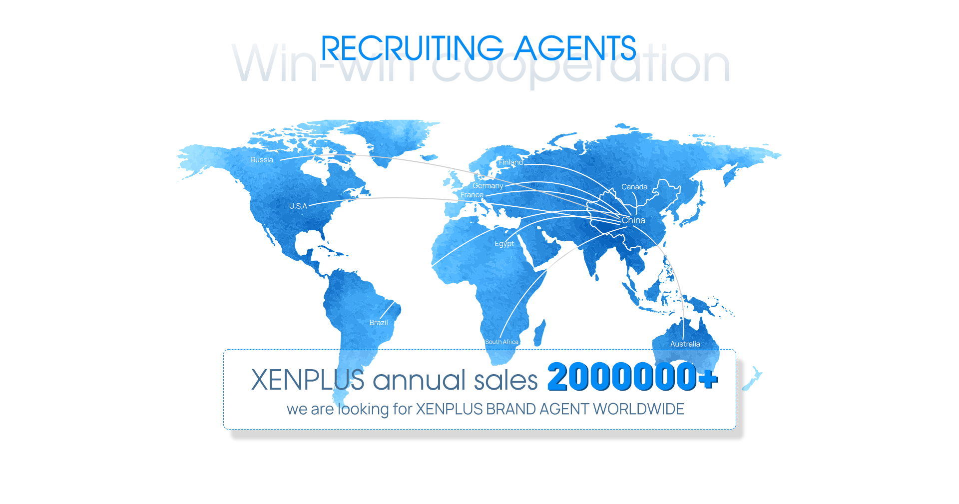 XENPLUS Global Network Map