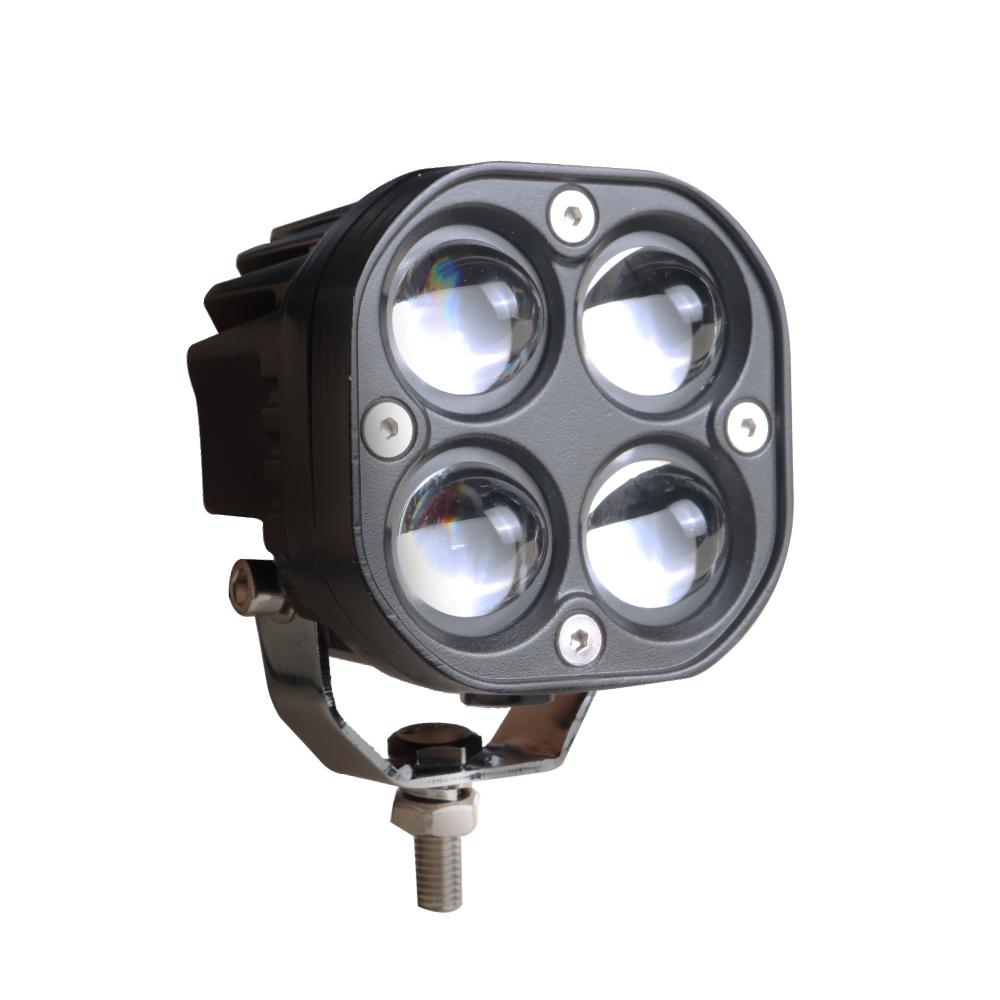 XENPLUS LW9 4 Inch Square LED Pod Light 40W IP68 Waterproof