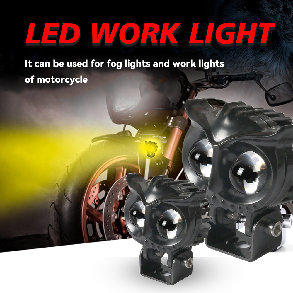 XENPLUS LW13 20W LED Pod Lights for Motorcycle – Dual Lens IP68 Waterproof 2000LM detail