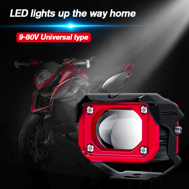 XENPLUS LM120 Wireless Switch Motorcycle Light 28W Dual Color Spot Lamp detail