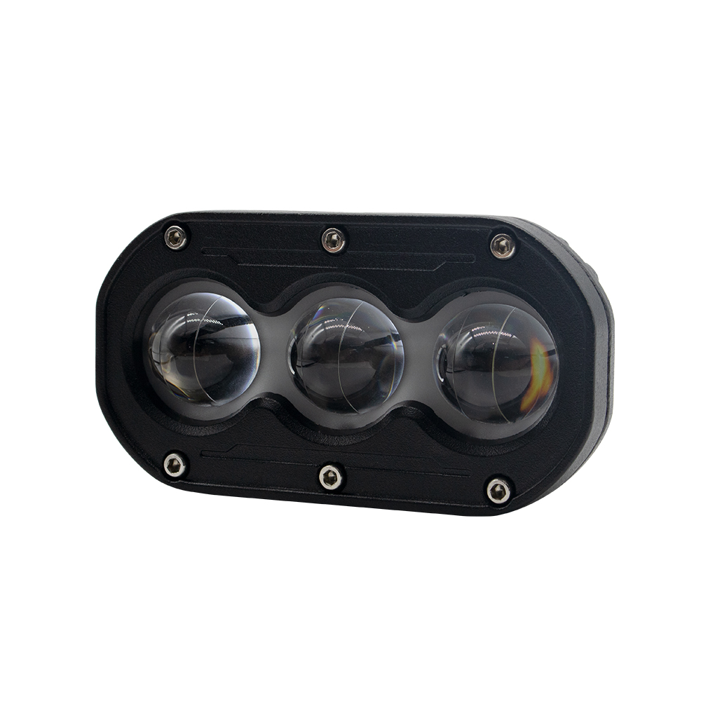 XENPLUS LM14 Motorcycle Auxiliary Headlight – Triple Lens LED Driving Light