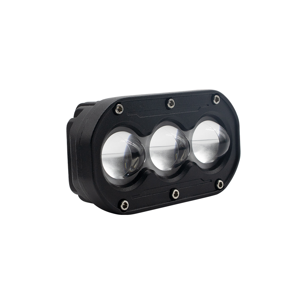 XENPLUS LM14 Motorcycle Auxiliary Headlight – Triple Lens LED Driving Light